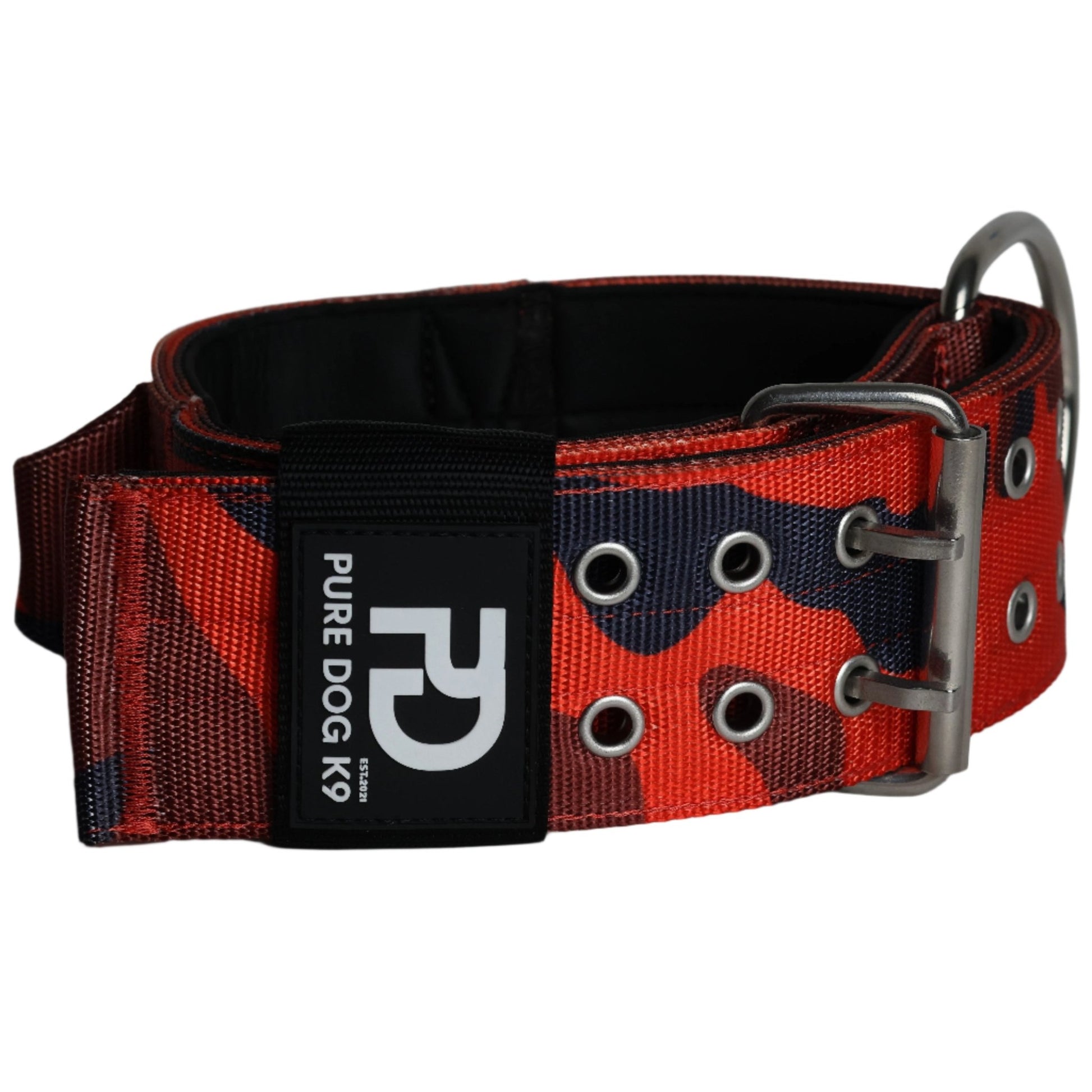 7cm Sport Collar Red Camo - Pet Supplier Store