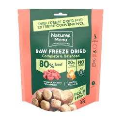 Natures Menu Complete Freeze Dried Food 80/20 Beef, 250g