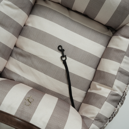Lara Dog Striped Car Seat