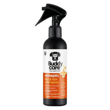 Buddy Care Pet Antiseptic Flea & Tick Relief Spray