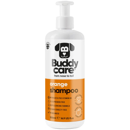 Buddycare Orange Dog Shampoo – Fruity Freshness & Gentle Clean 🍊🛁
