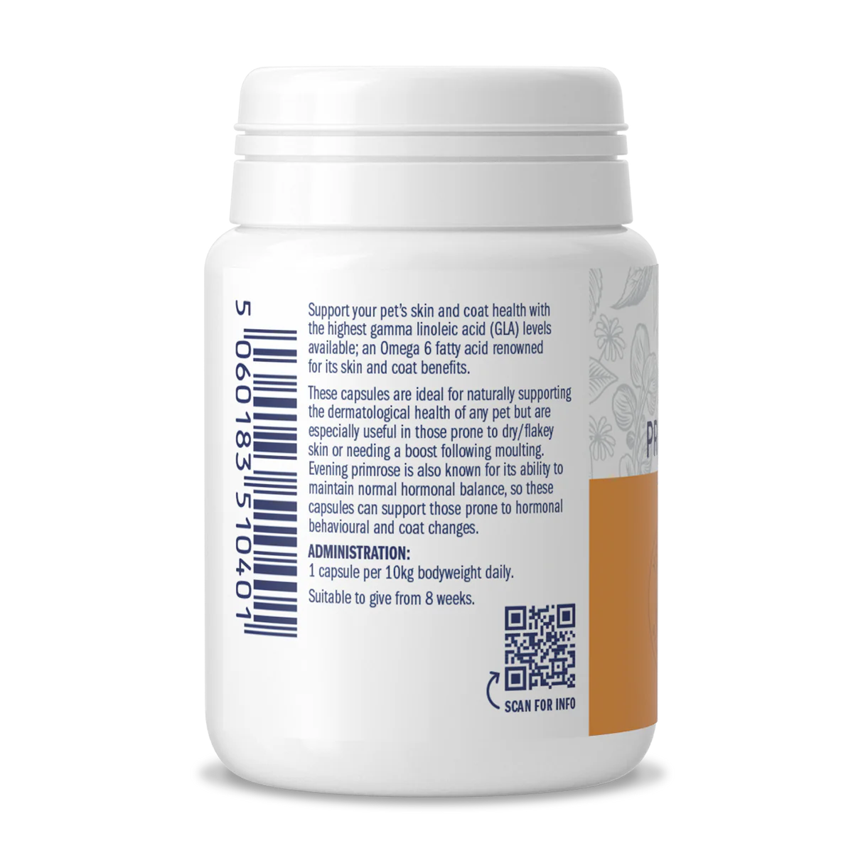 Dorwest Evening Primrose Oil for Dogs & Cats | Natural Skin & Hormone Support