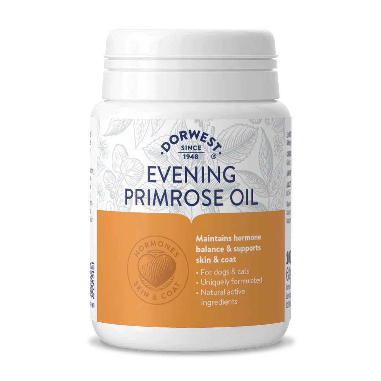 Dorwest Evening Primrose Oil for Dogs & Cats | Natural Skin & Hormone Support