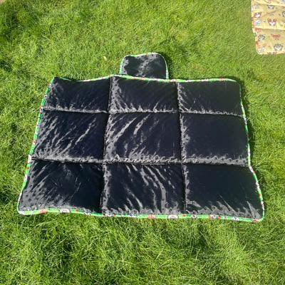 Roll and Go Signature Collection Garden Days Padded Chihuahua Print Travel Mat by My Chi and Me