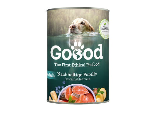 Sustainable Trout Wet Food for Adult Dogs 400g