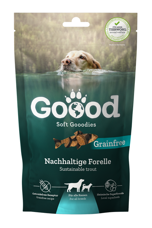 Adult Soft Gooodies - Sustainable Trout dog treats 100g
