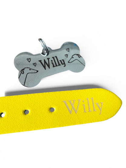 Engraved Dog Tags - Bones