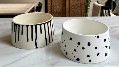 The Dog's Pollox Black Drip Bowl