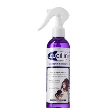 Leucillin Antiseptic Skincare Spray for Pets – Antibacterial, Antifungal & Antiviral