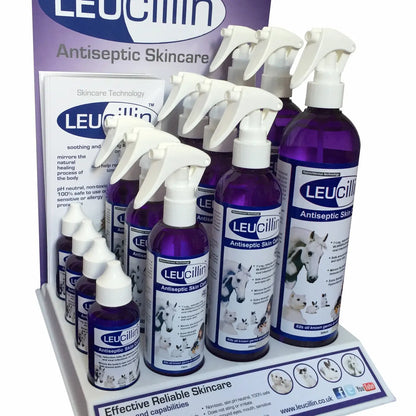 Leucillin Antiseptic Skincare Spray for Pets – Antibacterial, Antifungal & Antiviral