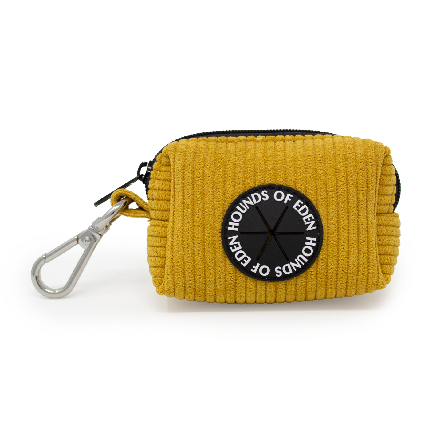 Mustard Yellow Corduroy Poop Bag/Treat Holder