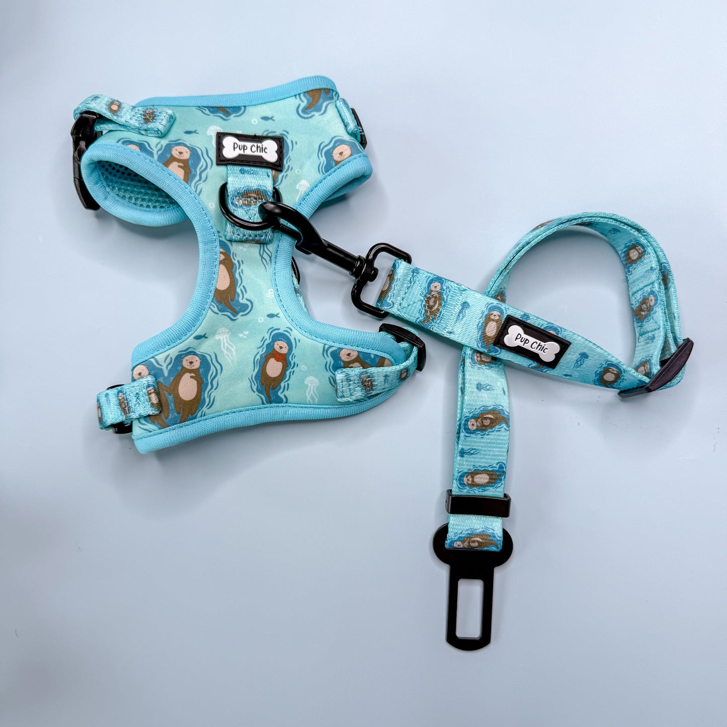 Otterly Lovely Step-in Adjustable harness (XXS-XS) 🦦💙