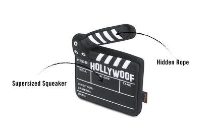 Hollywoof Doggy Director Board Dog Toy