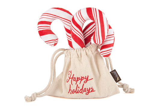 Christmas Candy Canes Plush Toy