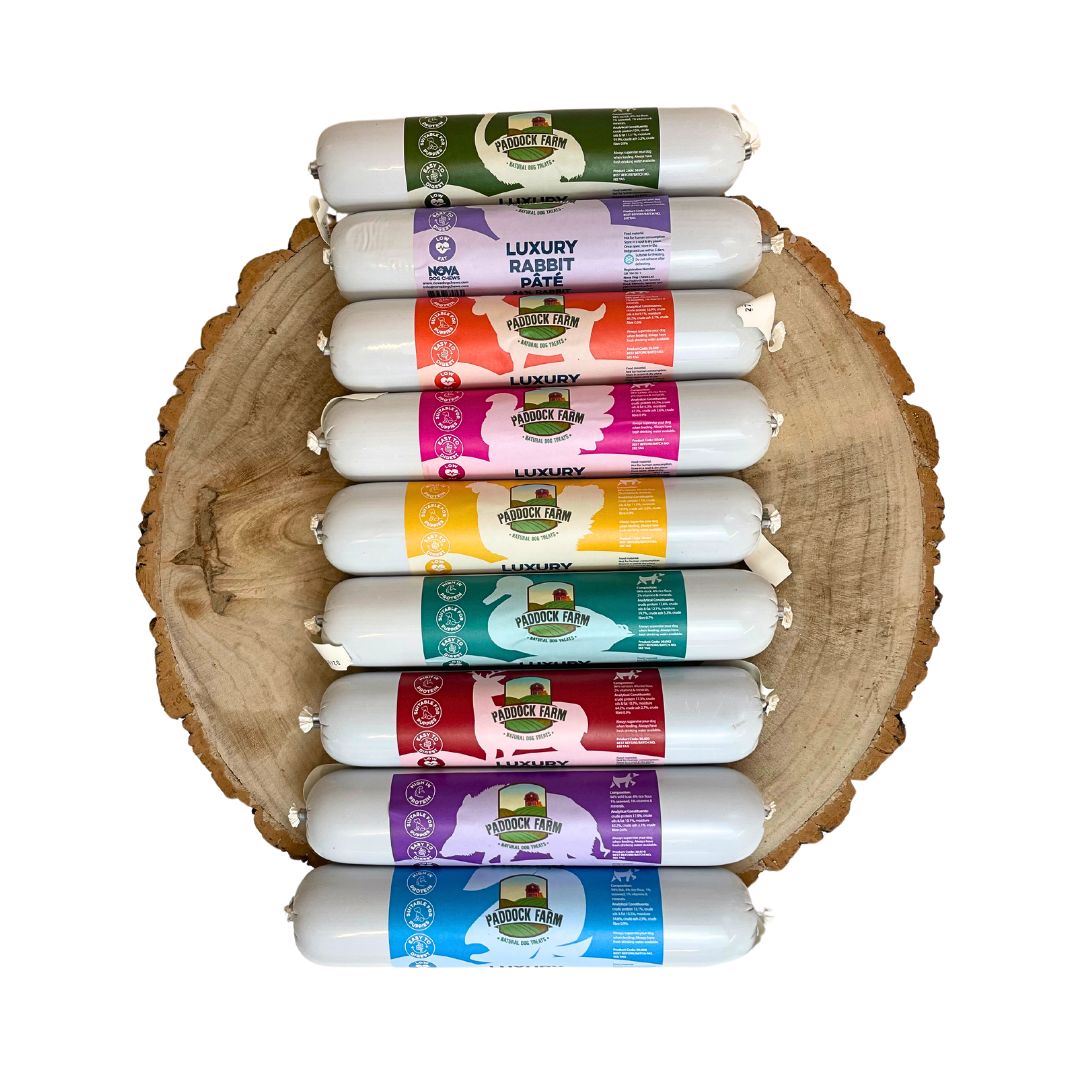 Paddock Farm Luxury Dog Pâté – 400g (Various Flavours)