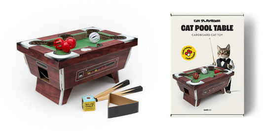 Cardboard Cat Pool Table Toy For Cats