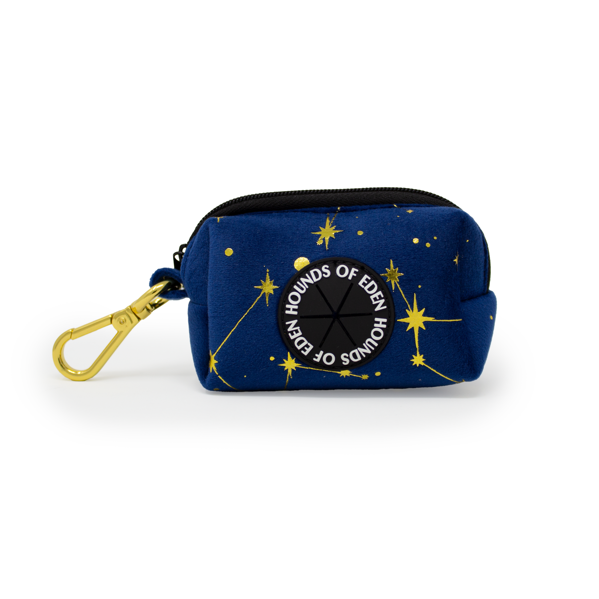 Sapphire Stars Velvet Poop Bag Holder