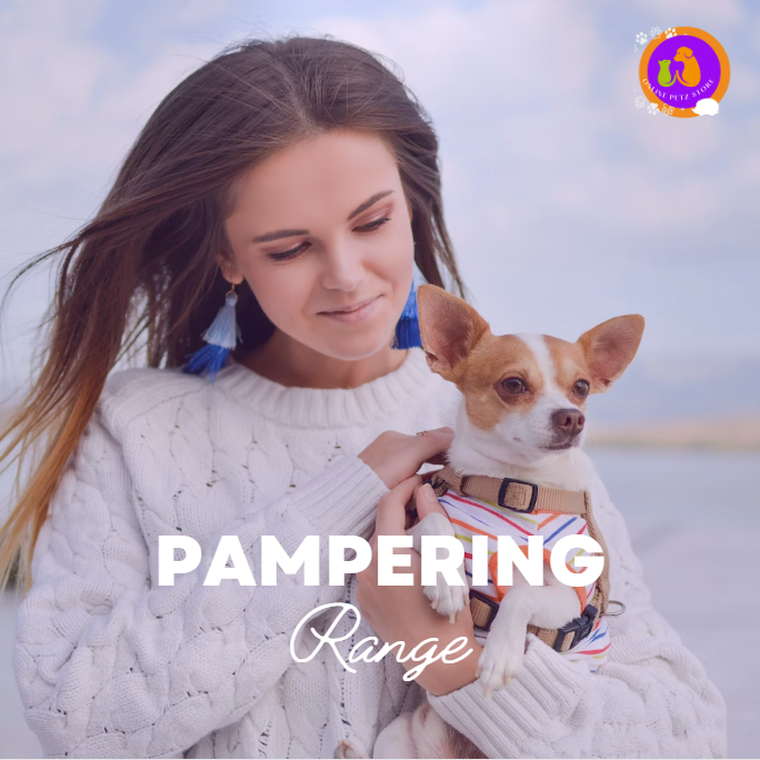 women holding dog in hand