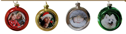 Personalised festive Christmas pet baubles