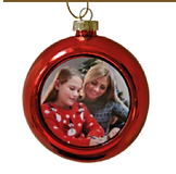 Personalised festive Christmas pet baubles