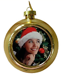 Personalised festive Christmas pet baubles