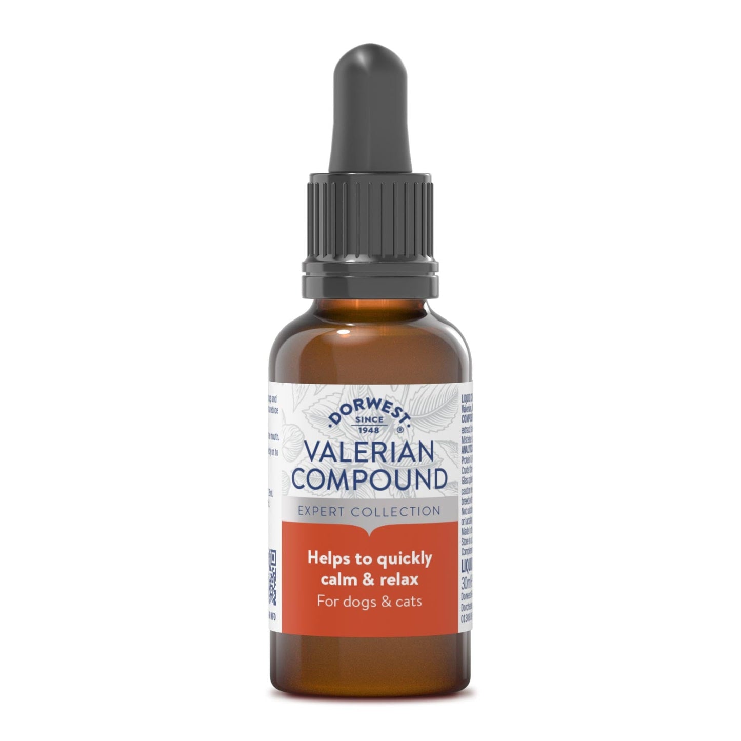 Dorwest Valerian Compound For Dogs And Cats 30ml