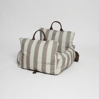 Lara Dog Striped Car Seat