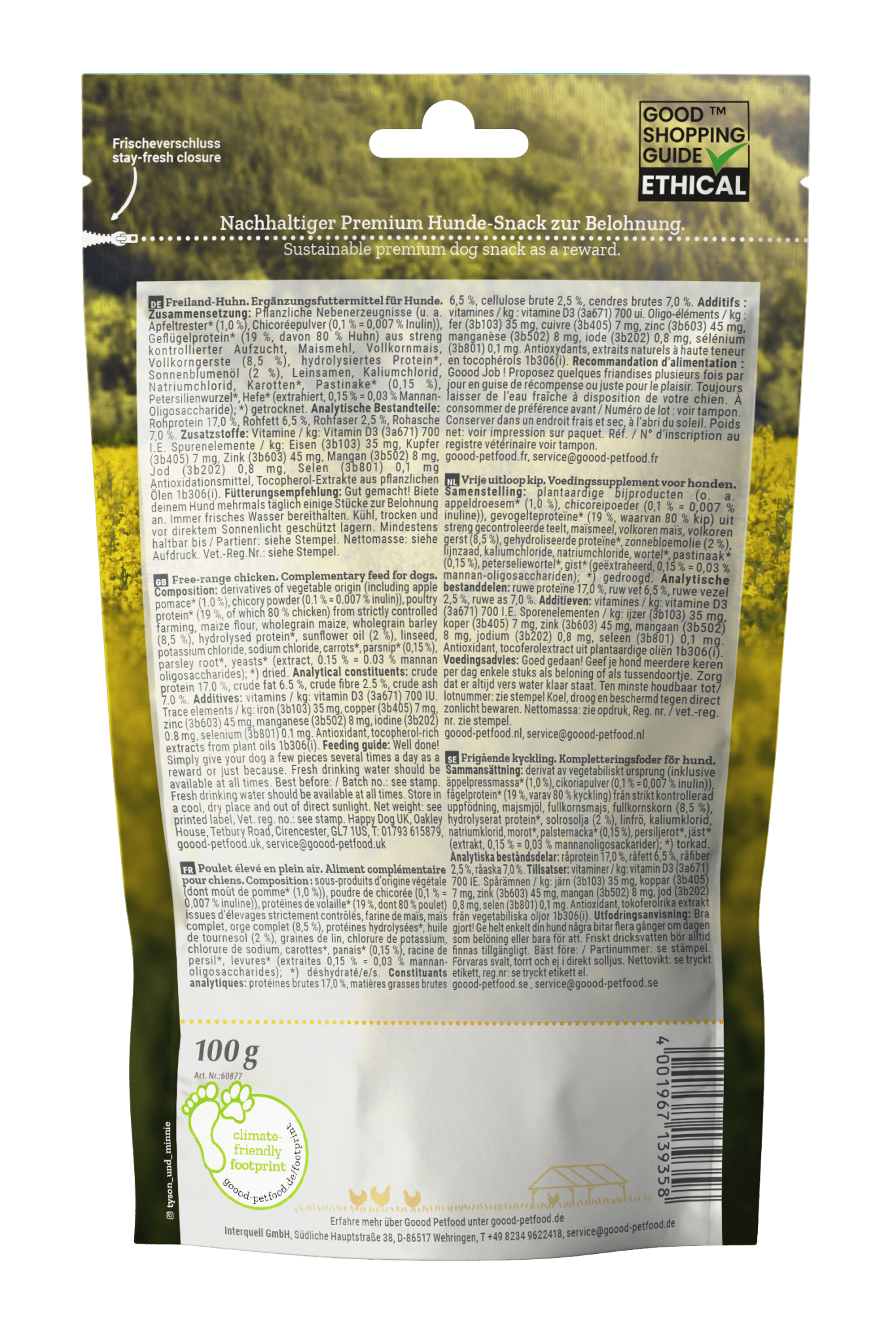 Adult Soft Gooodies - Free Range Chicken dog treats 100g - Pet Supplier Store