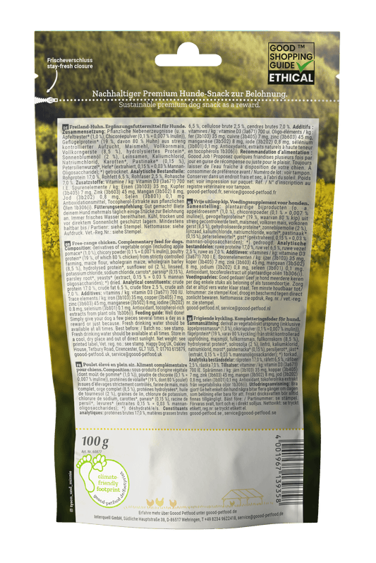 Adult Soft Gooodies - Free Range Chicken dog treats 100g - Pet Supplier Store