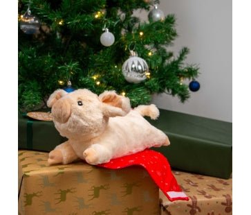 Ancol Christmas - Paloma Pig in Blanket - Pet Supplier Store