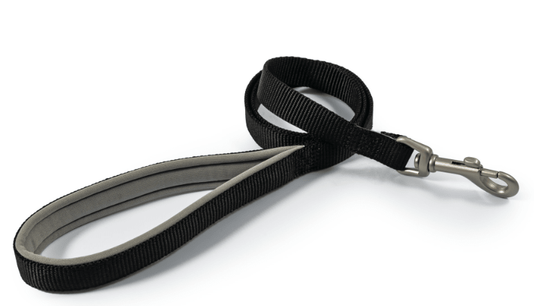 Ancol Viva Padded Lead Black 1mx19mm - Pet Supplier Store