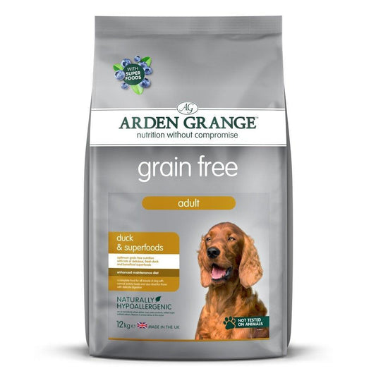 Arden Grange Adult Dog Grain Free Duck & Superfoods, 2kg
