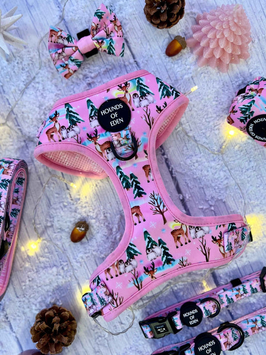 Aurora Nights - Pink Penguin Design Poop Bag Holder - Pet Supplier Store