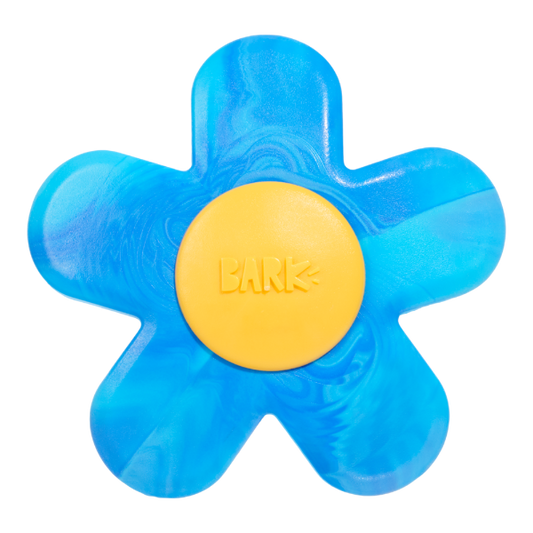 Bark Blue Power Flower Dog Toy
