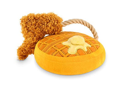Barking Brunch Chicken & Wooffles Plush Dog Toy - Pet Supplier Store