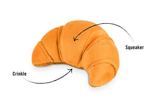 Barking Brunch Pup's Croissant Plush Dog Toy - Pet Supplier Store