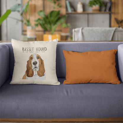 Basset Hound Cushion Cover – Guilt-Tripping in Style! - Pet Supplier Store