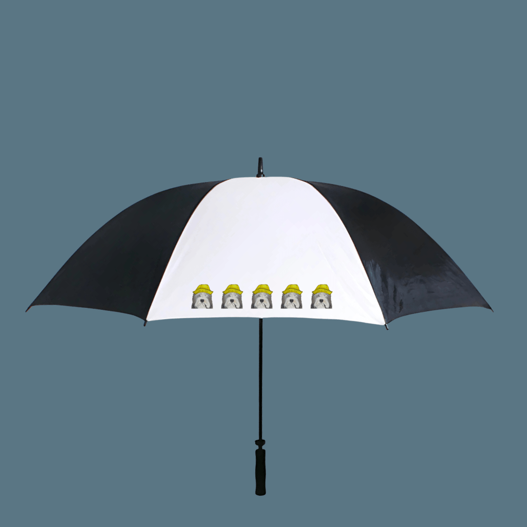 Bearded Collie Golf Umbrella: The Hairicane Handler - Pet Supplier Store