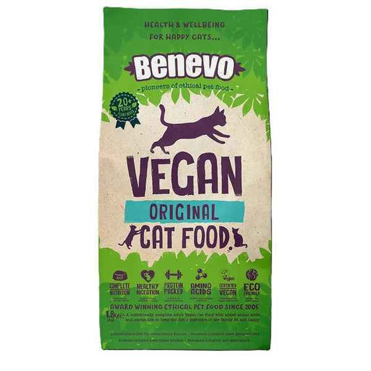 Benevo Original Vegan Cat Food 1.8kg - Pet Supplier Store