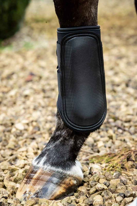 Double Locking Brushing Boots - Black