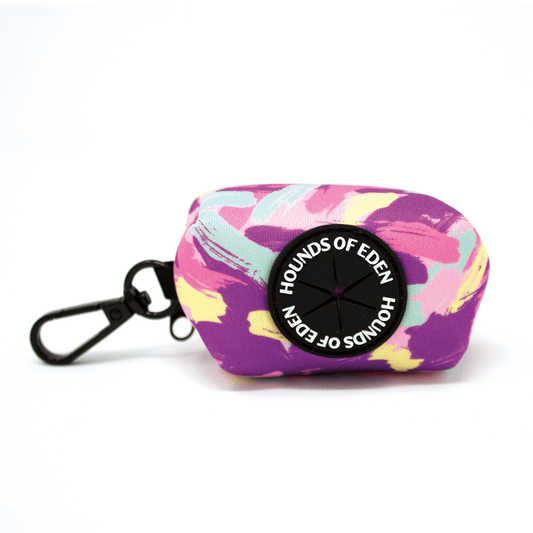 'Blush it Off’ -Pink, Purple, Pastel Mint, & Lemon Camo Pattern Poop/Treat Bag Holder - Pet Supplier Store
