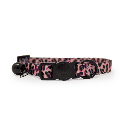 Blushing Leopard - Cat Collar, One Size - Pet Supplier Store