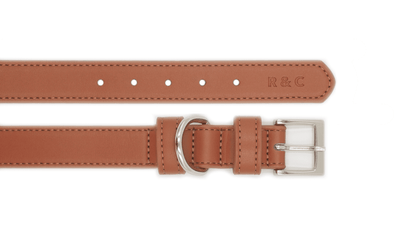 Brown Leather Dog Collar - Pet Supplier Store