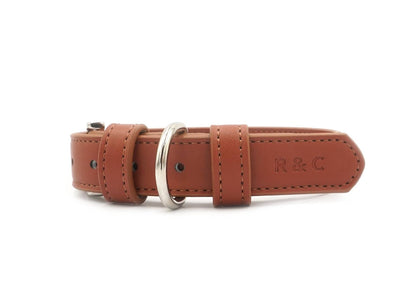 Brown Leather Dog Collar - Pet Supplier Store