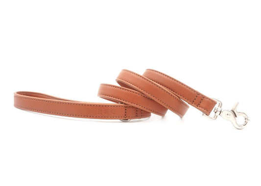 Brown Leather Dog Lead - Pet Supplier Store