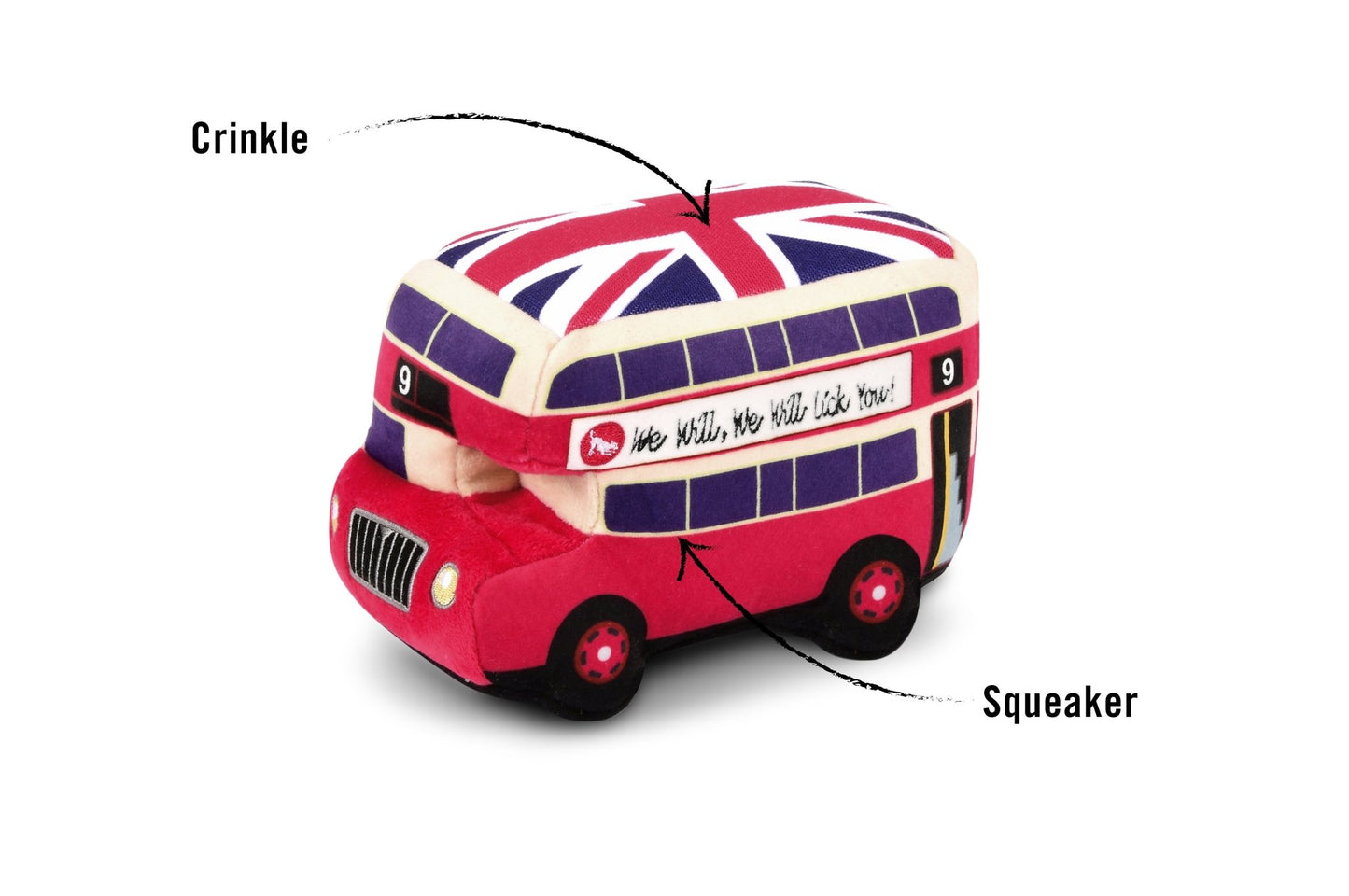 Canine Commute London Bus dog toy - Pet Supplier Store