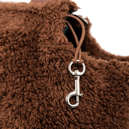 Soho Poms Carnaby Teddy Bear Carrier - Cocoa Bean