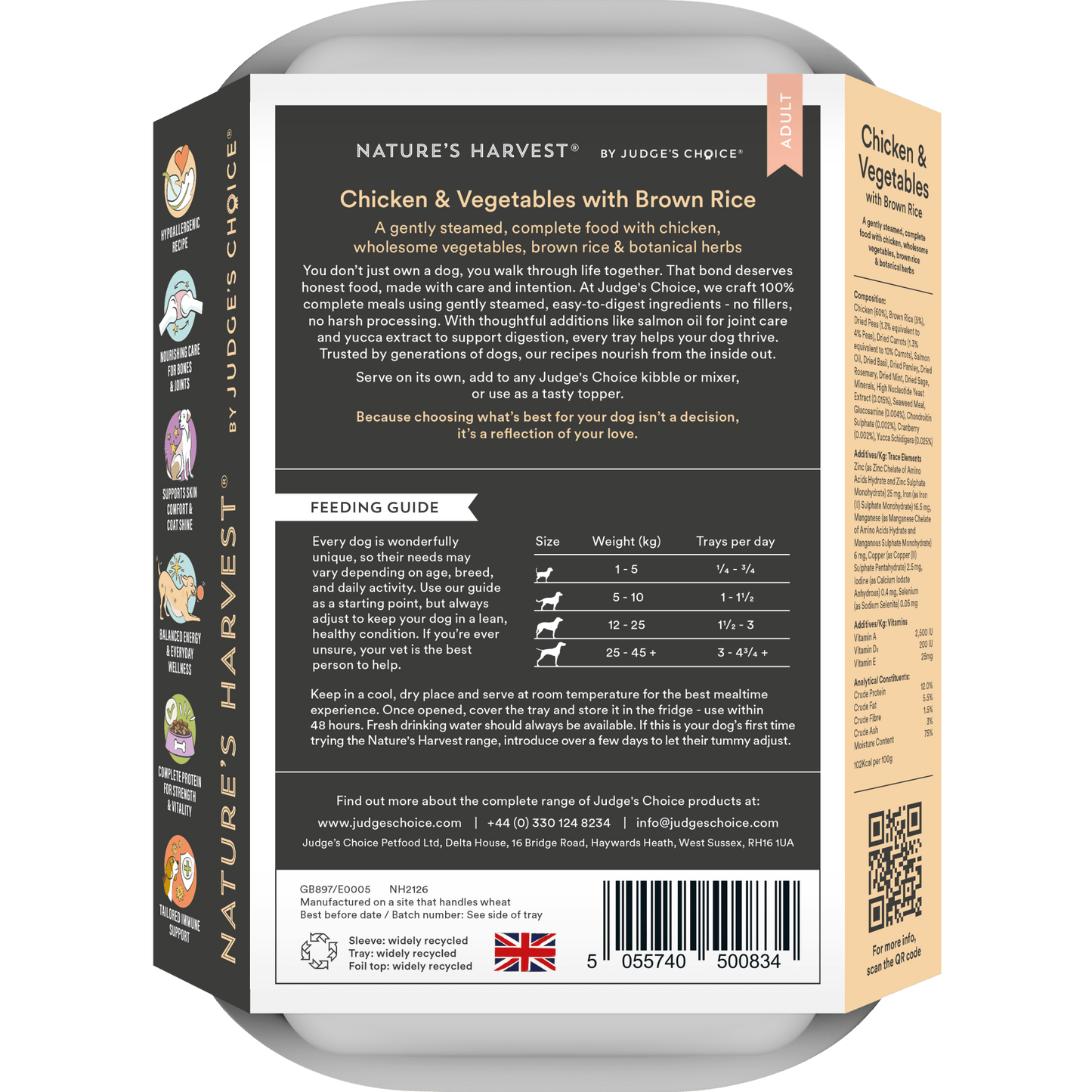 Chicken & Vegetables with Brown Rice Wet Dog Food - Adult - Pet Supplier Store