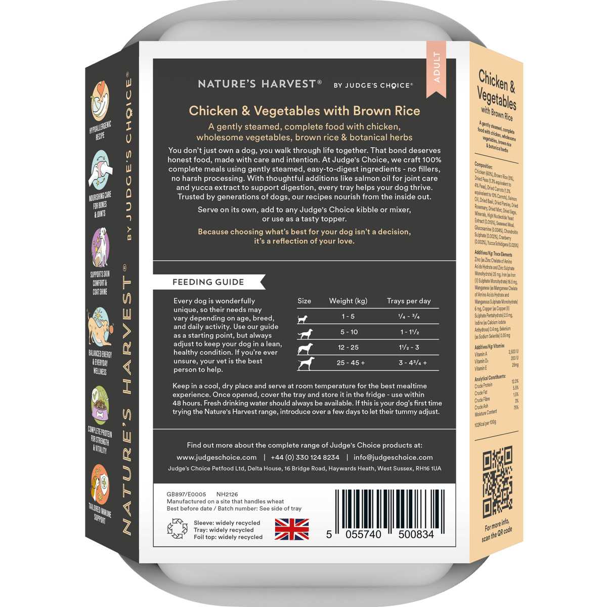 Chicken & Vegetables with Brown Rice Wet Dog Food - Adult - Pet Supplier Store