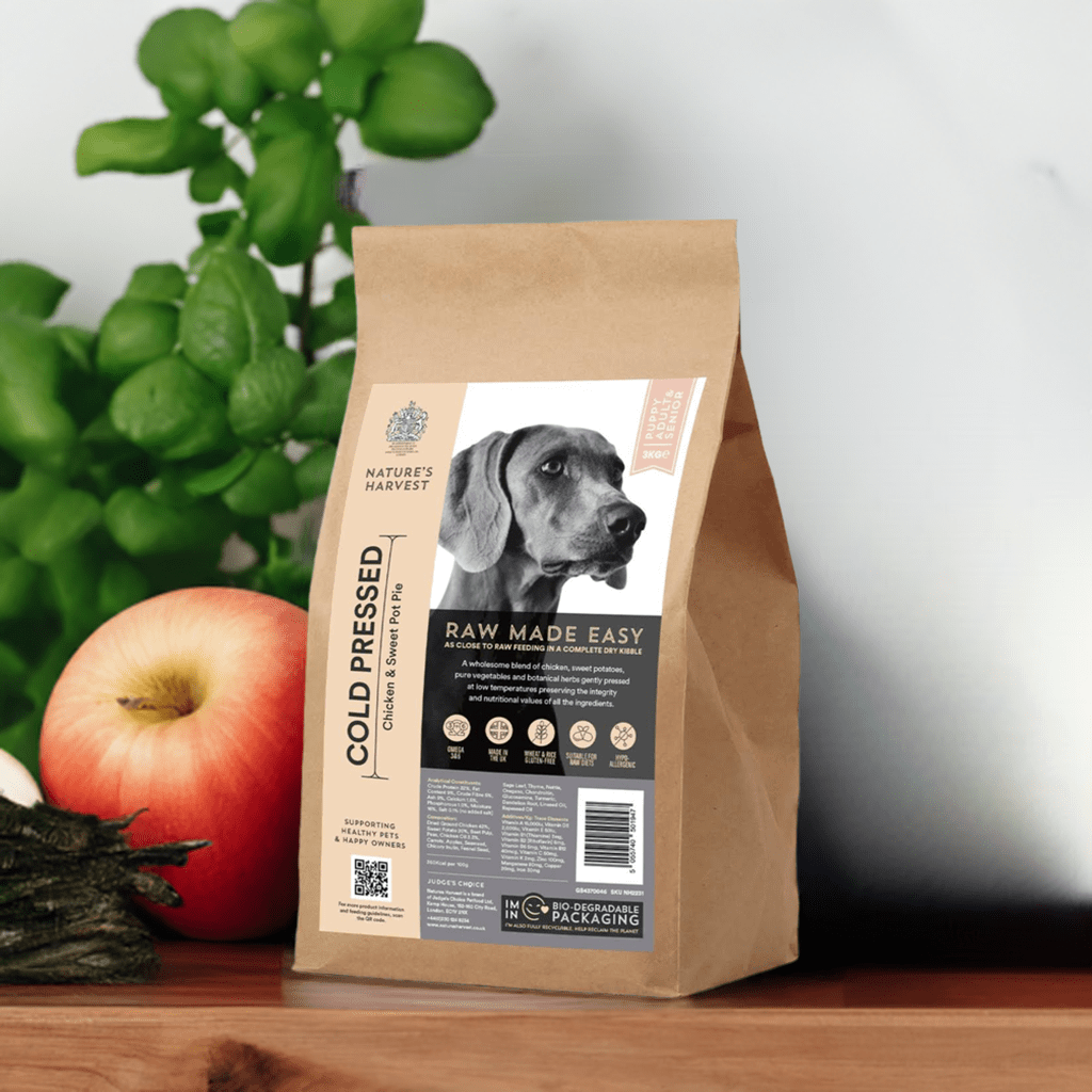Cold Pressed Chicken and Sweet Potato 3KG Hypoallergenic Dog Food - Raw Made Easy - Pet Supplier Store
